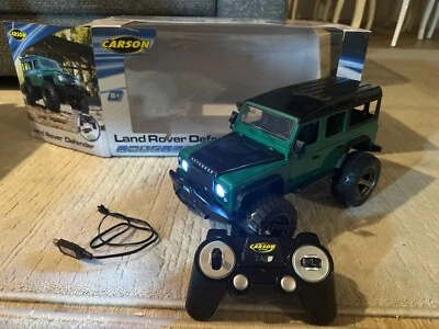 Carson Land Rover Defender 1:12 RC Auto - Neuwertig,Komplett 500404269 -Olivgrün - Bild 1 von 4