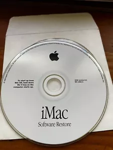 1999 Apple iMac System Software Restore SSW version 9.0 691-2463-A - Picture 1 of 1