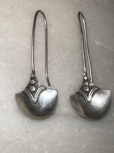 Handwerkliche handgefertigte .925 Sterling Silber Ohrhänger  - Bild 1 von 5