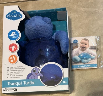 Nube B Tranquilo Tortuga Luz Subacuática Océano Ola Sonidos Sueño Chupete NUEVO Caja Foto 1 de 3
