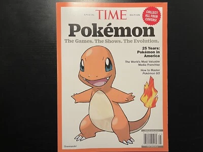 Time Magazine Pokemon Special Edition Charmander 25 Years In America - Image 1 of 2
