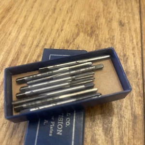 Butterfield Tap Set 8 Taps 5-40 NC H2 No 1528 - Picture 1 of 8