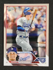 2023 Topps Chrome JAMES OUTMAN Base Rookie RC #81 Dodgers - Picture 1 of 2