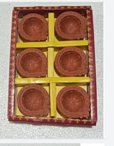 Clay Diya Diwali Lamps Hand Made For Puja Home Diwali Decoration 18 Pcs RG-1 - Picture 1 of 3