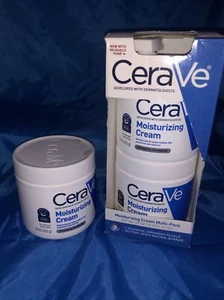CeraVe Moisturizing Cream Normal to Dry Skin 16oz Multipack lot of 3 w/pump - Picture 1 of 1