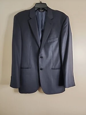 Jos A Bank 100% Wool 41R Black Signature Gold Tailored Fit Blazer SportCoat Suit - Image 1 of 4