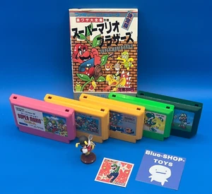 Lot 8 Super Mario bros 1 3 USA Golf + Guide BOOK + doll Famicom Nintendo Japan - Picture 1 of 24