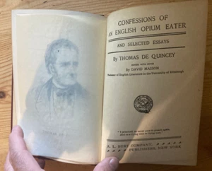 CONFESSIONS OF AN ENGLISH OPIUM-EATER Thomas De Quincey A.L. Burt's Home Library - Foto 1 di 3