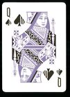 1 x playing card Luke Wadey Mono - HeXa Chroma edition - Queen of Spades ZT11