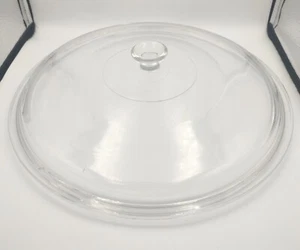 Round Glass Lid Replacement - 12 1/8" - USA 8 - Clear - Picture 1 of 4
