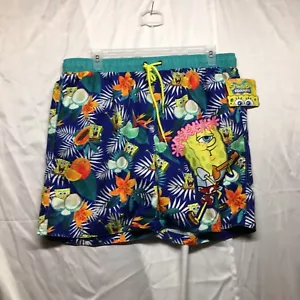 SpongeBob SquarePants Mens Swim Trunks XL - Picture 1 of 13