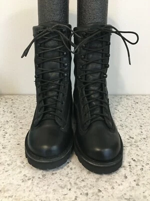 Botas de cuero para hombre ROCKY 8" Portland de encaje a punta 2081, talla 7 W Foto 1 de 4