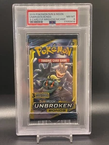 Pokemon Sun & Moon Unbroken Bonds Marshadow and Machamp Dollar Card Pack PSA 8 - Picture 1 of 2