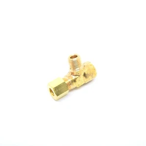 1/4" Tube OD Compression x 1/8" Male Female Npt Street Tee Fitting HVAC Air - Picture 1 of 5