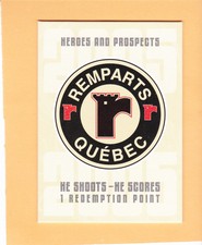 REDEMPTION #NNO 2005 06 ITG HEROES AND PROSPECTS QUEBEC REMPARTS NM-MT