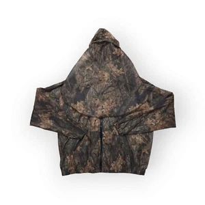 Vintage Cabelas Camo Hooded Face Cover Sheer Hunting Jacket Mens 2XL - Picture 1 of 9