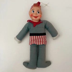Vintage Rubber Face Plush Christmas Elf Pixie Rushton? 12" READ - Picture 1 of 11
