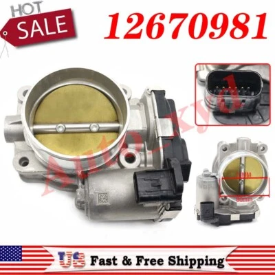 Cuerpo del acelerador 12670981 apto para Chevrolet Camaro Equinox Impala Traverse 3,6 L Foto 1 de 4