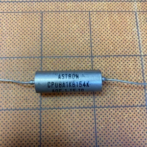 Capacitor .15mfd 100vdc ASTRON CP08A1KB15K AQF-1-15-10 (5 pieces) - Picture 1 of 3
