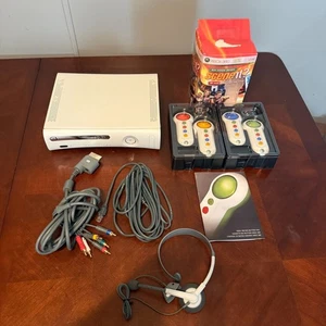 Xbox 360 Console Bundle With Scene It Game & Controllers - Photo 1/15