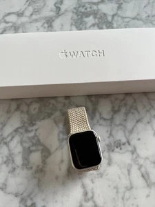 Apple Watch Series 8 41mm Starlight Aluminium Case with Size 4 Bands x4, (GPS) - Picture 1 of 3