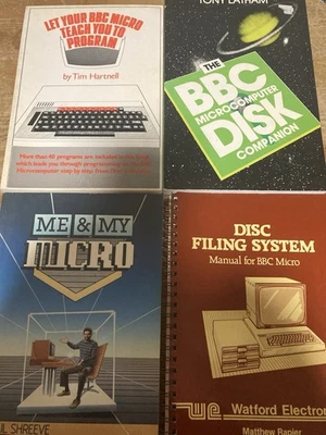 Acorn BBC Micro Master Computer Book Bundle x8 Titles - Image 1 of 2
