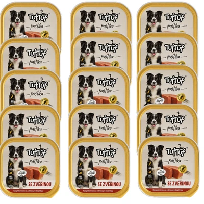 54x 300g Pastete Hundefutter Nassfutter Aluschale Wildfleisch hohe Qualität TOP - Bild 1 von 3