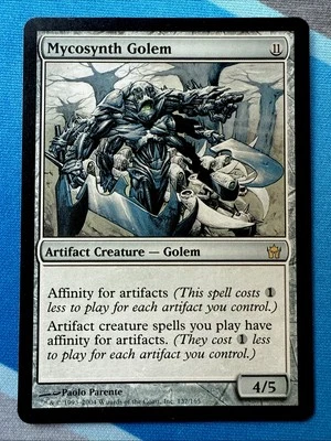Mycosynth Golem - Fifth Dawn 137/165 Magic The Gathering 2004 - Image 1 of 4