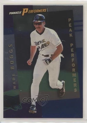 1998 Pinnacle Performers Peak Performers Wade Boggs #42 HOF - Image 1 of 2