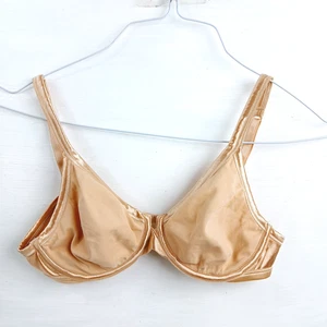 Maison Lejaby Women's Tan Bra 32B Nude Underwire Unlined Full Cup - Picture 1 of 8