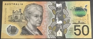 2020 $50 EA20 aUNC Fifty Dollar Note Australian Polymer Banknote EA 20 - Picture 1 of 3
