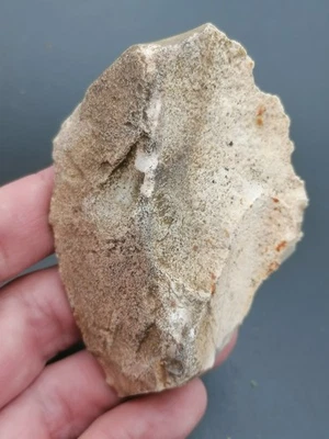 Middle Paleolithic France Neanderthal Mousterian backed Scraper flint Dordogne - Image 1 of 4