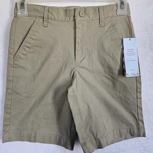 NWT Cat Jack Unisex School Uniform Khaki Shorts 7 Kidcore Normcore Neutral - Picture 1 of 10