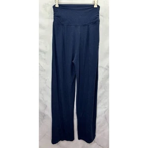 Pantalón Lululemon Take It Easy Azul Pierna Ancha Cintura Acanalada Talla 6 Ropa de Salón Plegable - Imagen 1 de 19