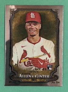 2024 Topps Allen & Ginter Rainbow Silver Portrait #24 Masyn Winn RC - Bild 1 von 2