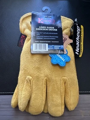 Luva de motorista Kinco forrada de camurça pele de veado 903HK-M NOVA EM FOLHA ISOLAMENTO TÉRMICO - Imagem 1 de 4