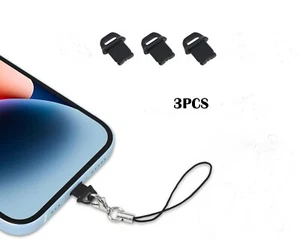 Kit Bouchons Anti Poussière 3 PCS Compatible avec iPhone - Photo 1 sur 6