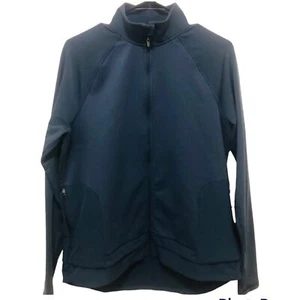 Champion C9 Jacket Blue Womens Soft Shell Full Zip Size Medium - Picture 1 of 9