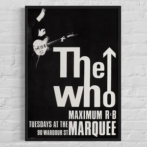 THE WHO 'Marquee Club' 1964 Weekly Tuesday Appearances Concert Poster, 20"x30" - Picture 1 of 15