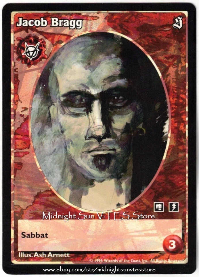 Jacob Bragg Brujah Antitribu The Sabbat V:TES VTES Vampire CCG - Image 1 of 1