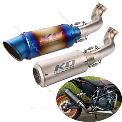 Catalizador de reserva modificado con punta de silenciador de 51 mm para Duke 690 2012-2018 SVARTPILEN 701 Foto 1 de 4