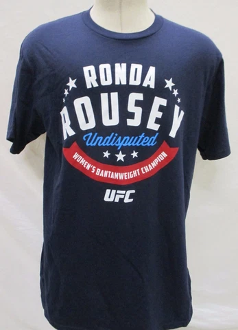 Ronda Rousey Reebok UFC Men's Small #34Seconds Graphic T-Shirt Cover