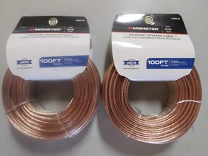 NEW Monster 140282-00 Wire Speaker 16 Awg 100' (x2 Quantity) - Picture 1 of 2