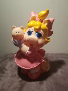Vintage 1989 Illco Jim Henson's Muppet Babies Miss Piggy Bank 9"  - Picture 1 of 10