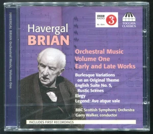 Havergal Brian: Orchestral Music Vol 1, Early & Late Works (Garry Walker) Sealed - Picture 1 of 2