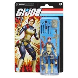 Hasbro G.I. Figura de acción Joe Classified Retro Card Scarlett EN STOCK ENVÍO GRATUITO - Imagen 1 de 4