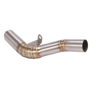 For Suzuki GSXR 600 750 2008-2010 Exhaust Pipe Motorcycle Mid Link Pipe Steel - Picture 1 of 7