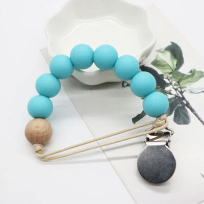 Silicone Pacifier Clip for Baby Boys or Girls for Teething - Image 1 of 4