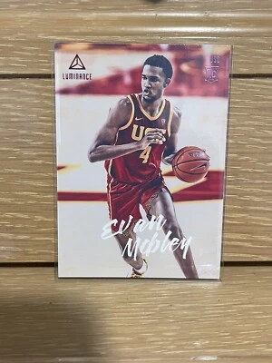 2021-22 Panini Chronicles Draft Picks Luminance Pink Evan Mobley #77 Rookie RC - Image 1 of 2