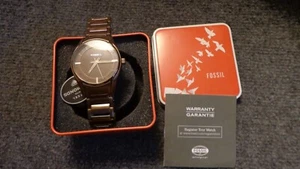 FOSSIL FS4378 STEEL DIAMONDS BROWN MENS WATCH - Picture 1 of 4